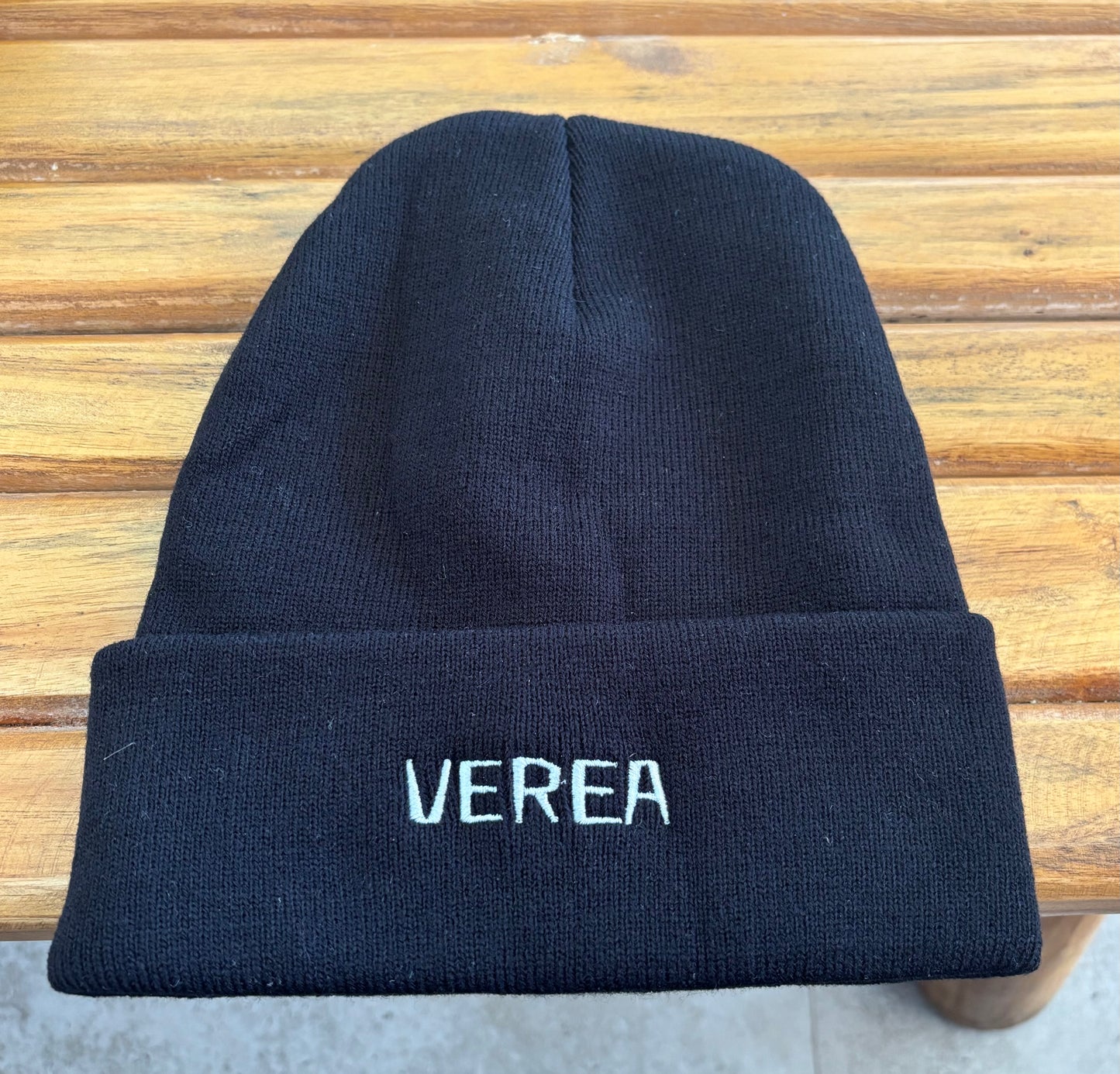Gorro de lana negro