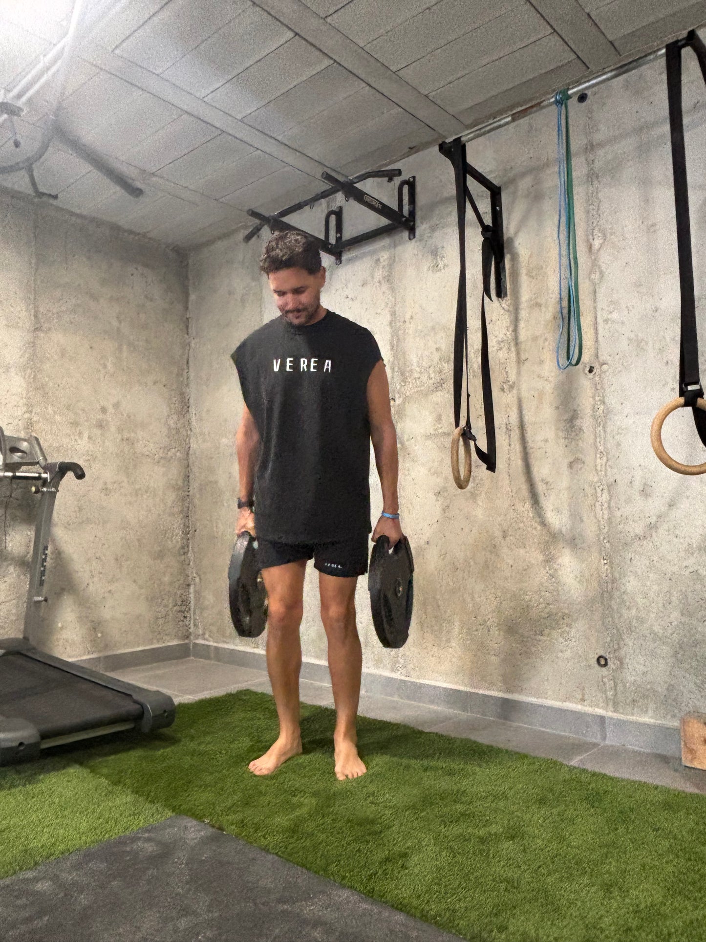 Camiseta sin mangas Negra