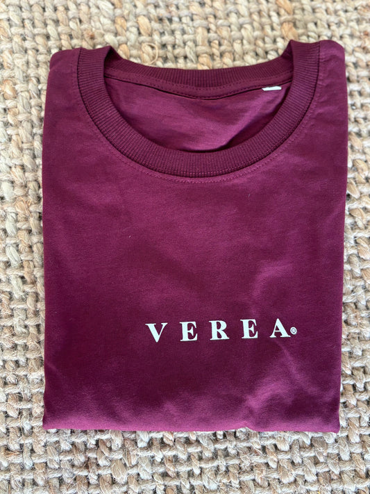 Camiseta OVERSIZE burgundy
